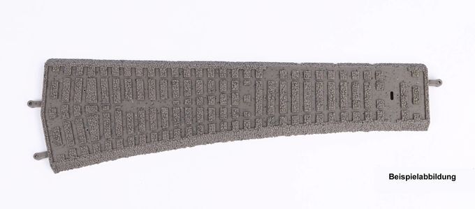 PIKO, 55470, Bettung für Weiche links, WL, 1Stück (Ohne Gleis! Nur Bettung!) / H0