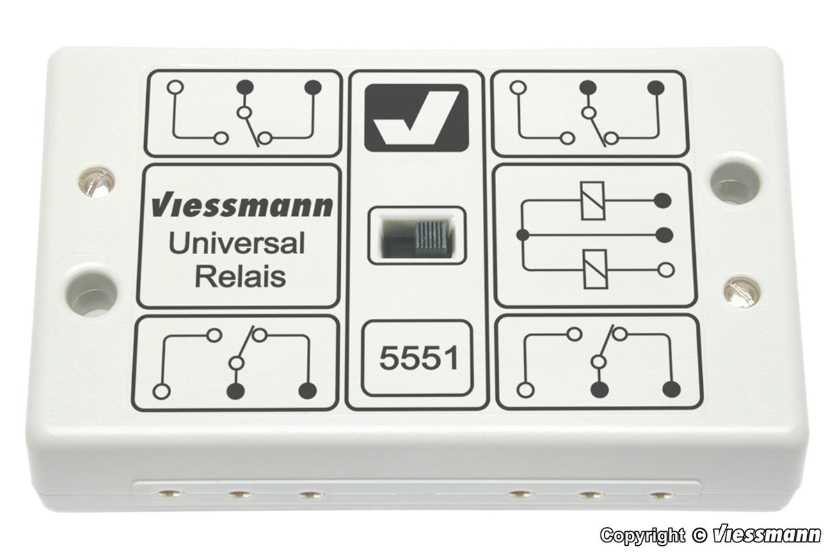Viessmann 5551, Universal-Relais 1 x 4UM, /