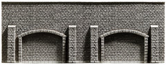 Noch 58058, Arkadenmauer, PROFI-plus, 33,5 x 12,5 cm, / H0