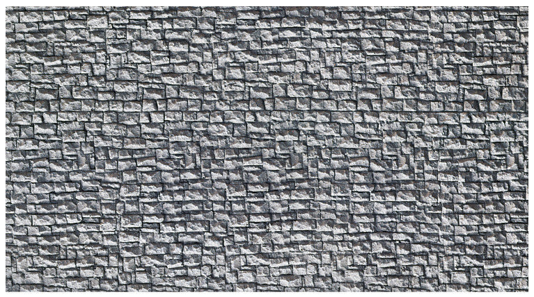 Noch 58250,Bruchsteinmauer, 23,5 x 12,5 cm, / H0