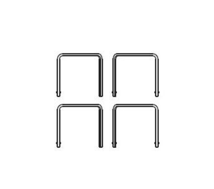 Piko ET59420-24, Fronthandstangen re + li, schwarz, BR 106 H0