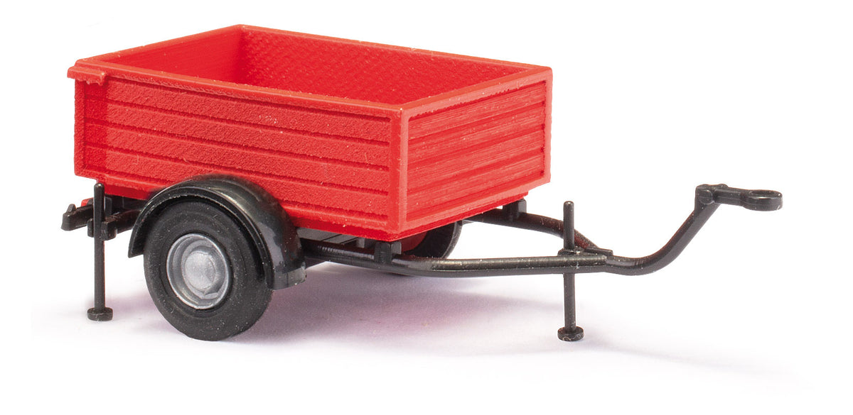 Busch 59970, H0, Feuerwehranhänger ohne Beladung, H0