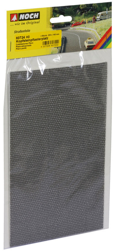 Noch 60724, Kopfsteinpflasterplatz, / H0