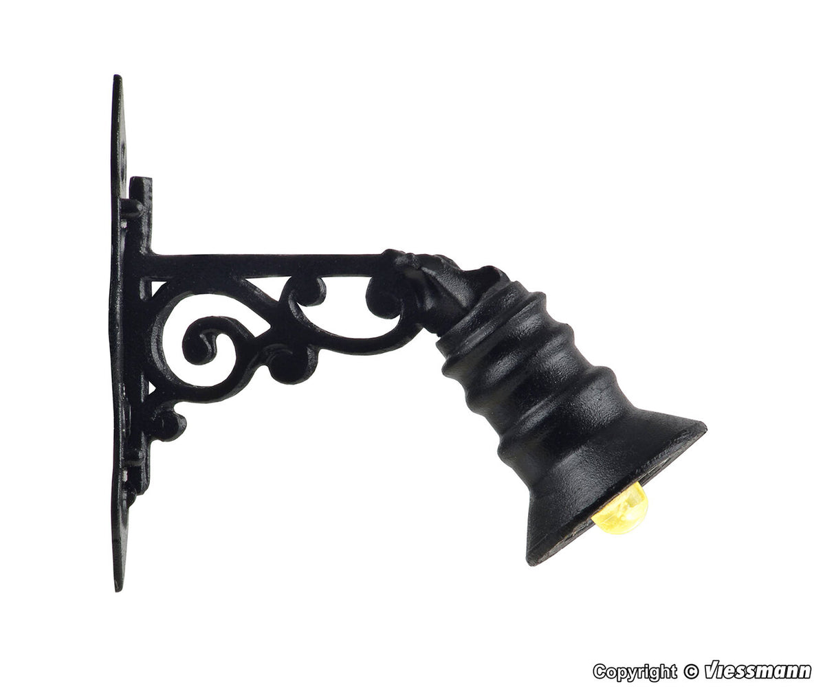 Viessmann 6076, Wandlaterne, LED warmweiß / H0