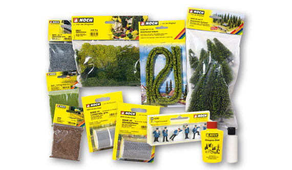 Noch 60808, Landschafts - Deko-Paket. / H0