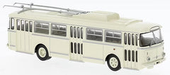 Brekina 61350, Skoda Tr9 Obus, hellelfenbein, 1962 / H0