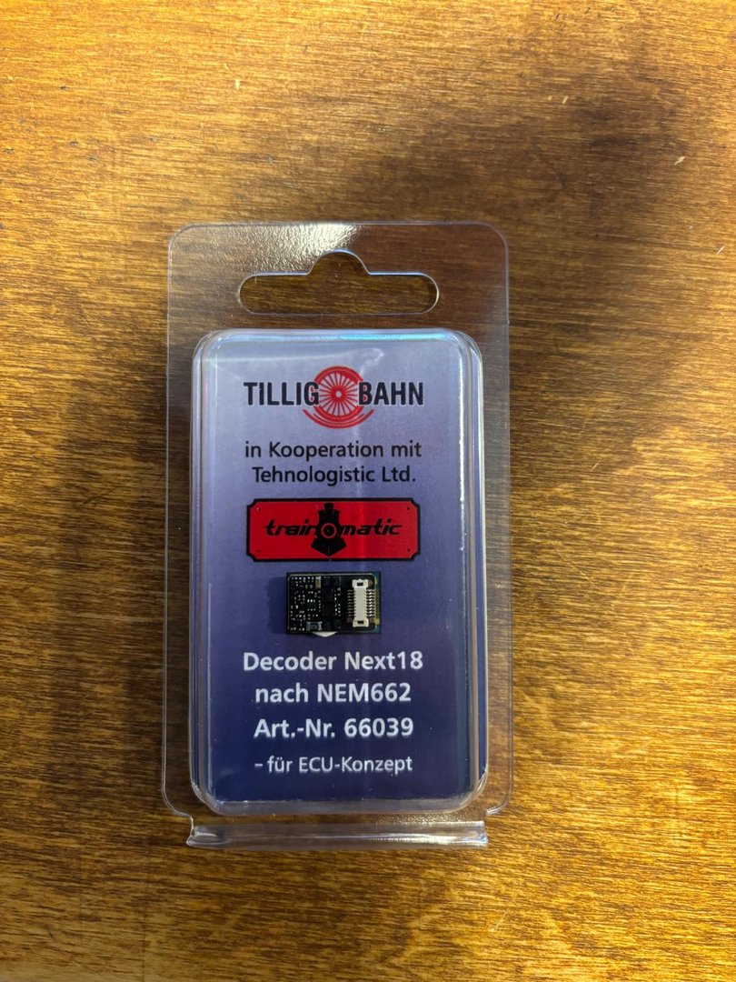 Tillig 66039, Decoder Next18, NEM 662 / TT