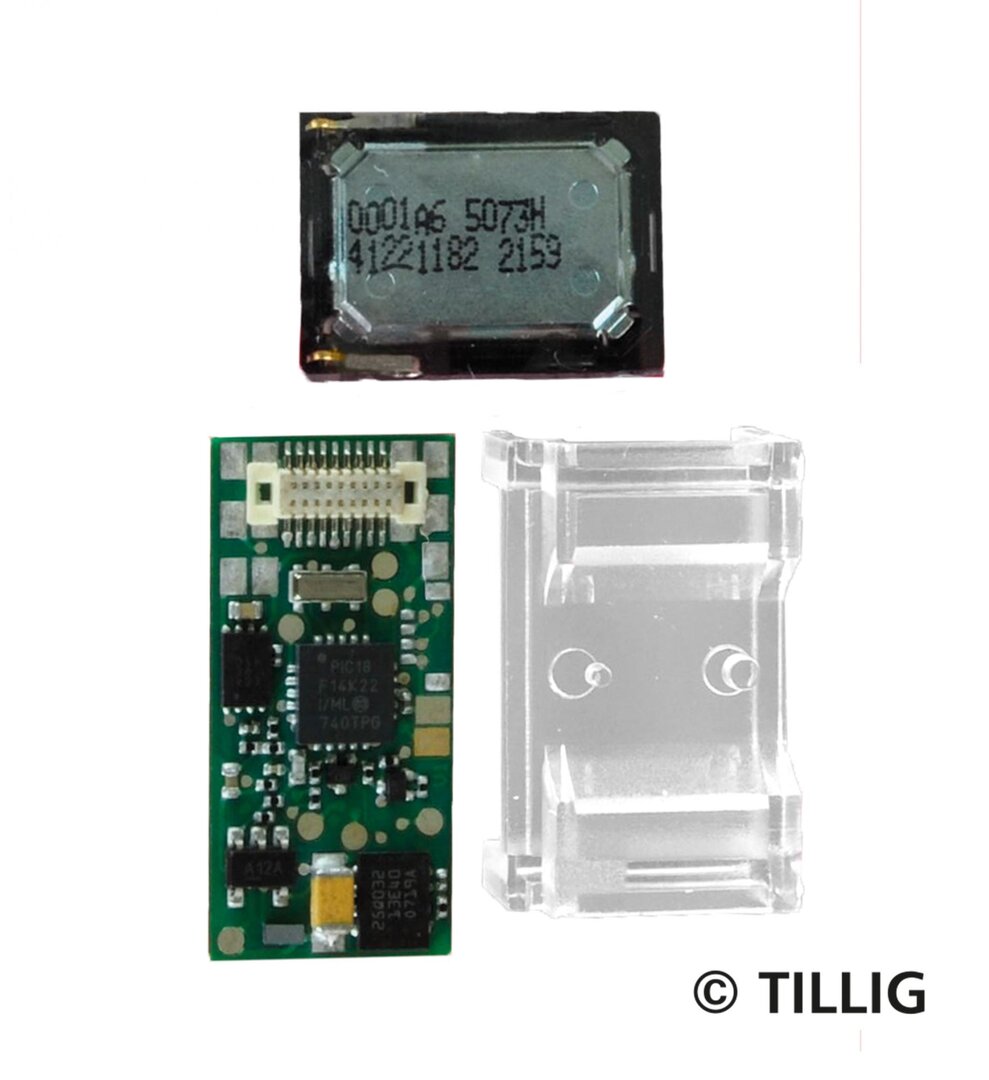 Tillig 66053, Sounddecoder für E94, inkl. Lautsprecher und Resonanzkörper / TT
