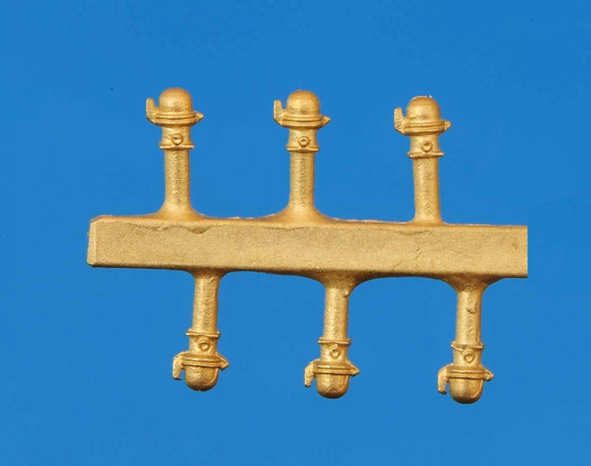 MMC 670040 Triebwerksleuchten mit Befestigungsflansch, 6 Stück. / H0