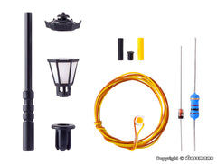Viessmann 6720, Bausatz Parklaterne, LED warmweiß / H0