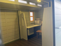 Selbst entwurfen 001, zweiachsiger sächsischer Packwagen / G