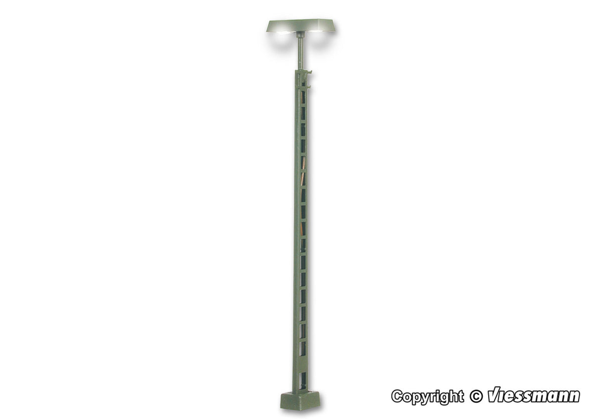 Viessmann 6963, Gittermastleuchte, 2 LEDs weiß / TT