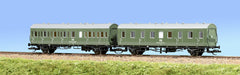 Schirmer, 70007, 2er Set Einheits-Abteilwagen, DR, Ep.IV