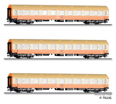 Tillig 70063, 3er Set Personenwagen Y/B 70 'Städteexpress', DR, Ep.IV / H0