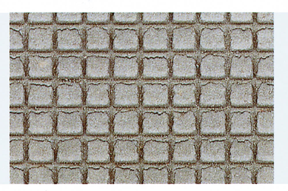 HEKI 70082, Bürgersteig, 2 Stück (28 x 14 cm) / H0-TT