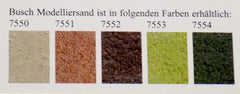 Busch 7554, Modellier Sand / Superstruktur