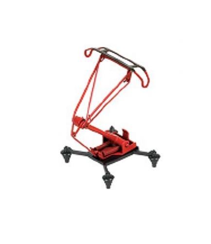 Sommerfeldt, 765, H0 Einholmstromabn. SBS 81 rot lackiert, 1 Paar / H0