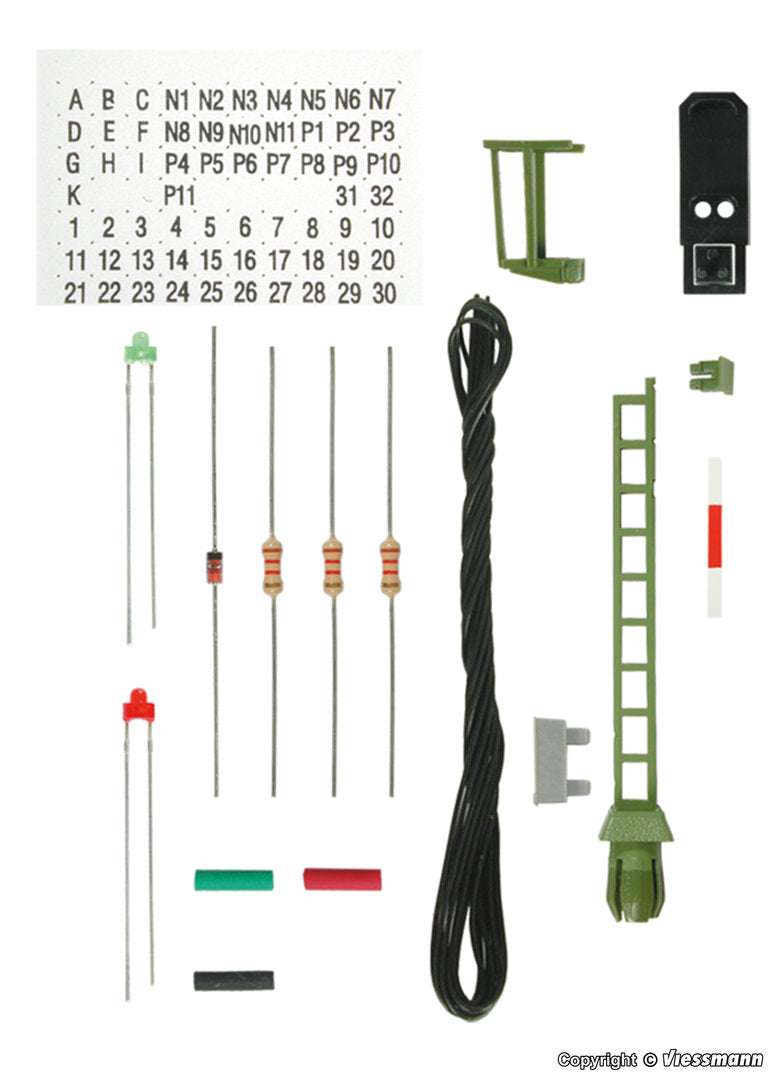 Viessmann 7731, Bausatz Licht-Blocksignal, / TT