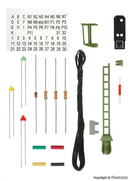 Viessmann 7732, Bausatz Licht-Einfahrsignal, / TT