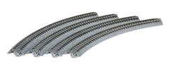 Kato 78101, Gleis gebogen R 282-45°, 4 Stück / N