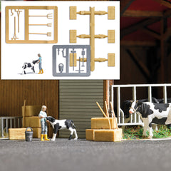 Busch 7932, Action-Set: Kälberfütterung, / H0