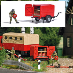 Busch, 7961, H0, Schlauchtransportanhänger STA