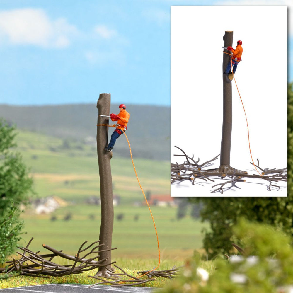 Busch 7972, Aktion-Set: Baumabtragung, Bausatz, / H0