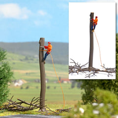 Busch 7972, Aktion-Set: Baumabtragung, Bausatz, / H0