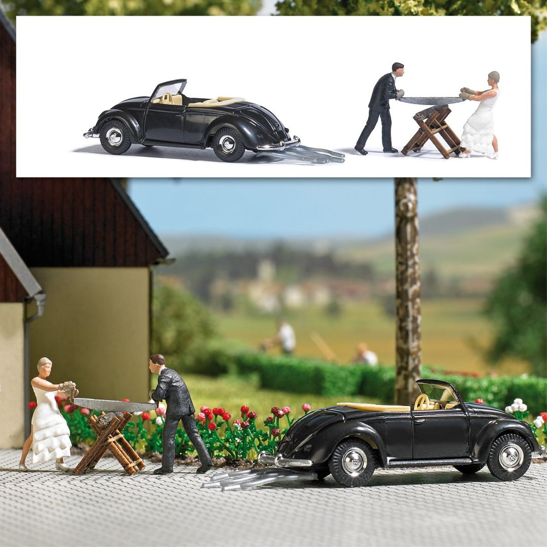 Busch 7980, Action-Set: Hochzeit, / H0
