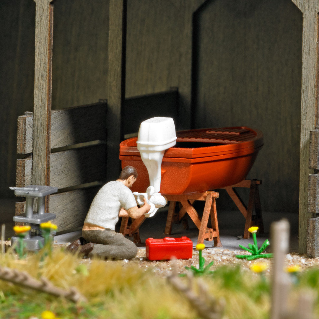 Busch 79815, Action-Set: Boot reparieren / H0