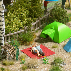 Busch, 79820,  Action-Set: Zeltromantik, H0