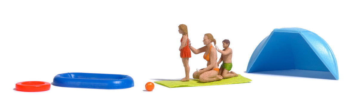 Busch 79821, Action-Set: Eincremen / H0