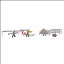 Busch 79874, Aktion-Set: Absperrungen aufstellen, Epoche 3-4 / H0