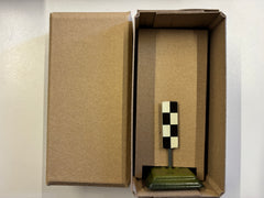 Nachbau / Replika Schachbrettafel für Spur 0/1, Schmal