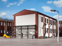 Auhagen 80107, Stangenlager & Wandkran, Bausatz / H0