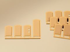 Auhagen, 80206, Blindfenster gelb, Bausatz / H0 - BKS