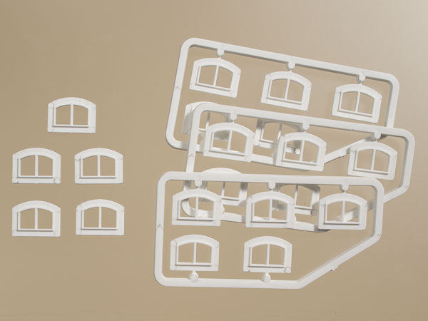 Auhagen, 80214, Fenster M weiß, Bausatz / H0 - BKS