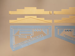 Auhagen, 80405, Attika 2329 gelb, Bausatz / H0 - BKS