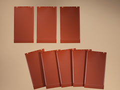 Auhagen, 80511, Wände 2342M rot, Bausatz / H0 - BKS