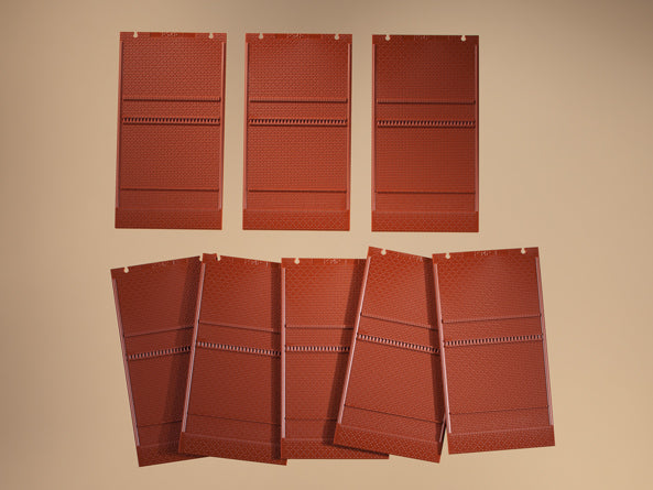 Auhagen, 80512, Wände 2342I rot, Bausatz / H0 - BKS