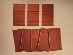 Auhagen, 80512, Wände 2342I rot, Bausatz / H0 - BKS