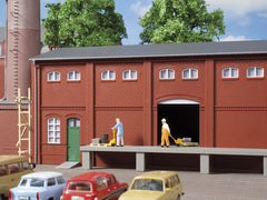 Auhagen, 80520, Wand 2410A, Wände 2410B und Wände 2410D rot, Bausatz / H0 - BKS