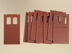 Auhagen, 80522, Wände 2410C rot, Bausatz / H0 - BKS