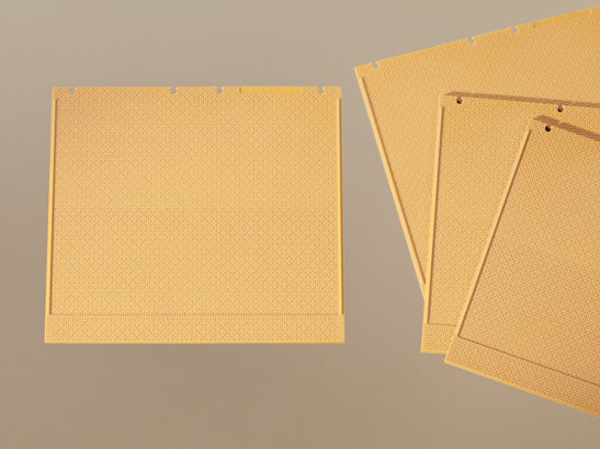 Auhagen, 80600, Wände 2324A gelb, Bausatz / H0 - BKS