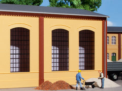 Auhagen, 80603, Wände 2325A gelb, Industriefenster E, Bausatz / H0 - BKS