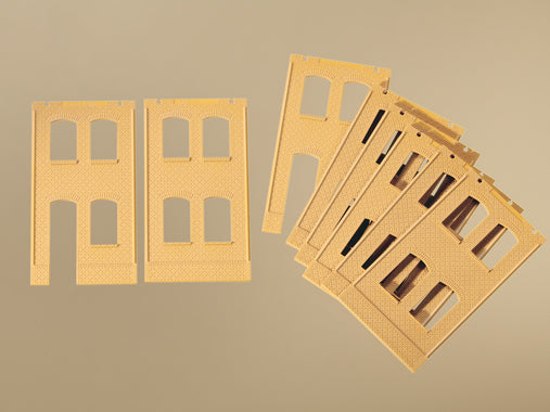 Auhagen, 80606, Wände 2323A, Wände 2323B gelb, Bausatz / H0 - BKS