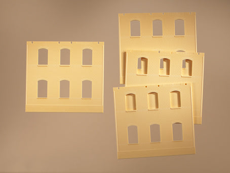 Auhagen, 80614, Wände 2324F gelb, Bausatz / H0 - BKS