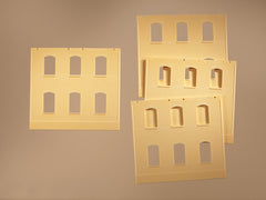 Auhagen, 80614, Wände 2324F gelb, Bausatz / H0 - BKS