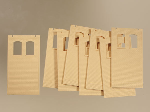 Auhagen, 80621, Wände 2410G gelb, Bausatz / H0 - BKS