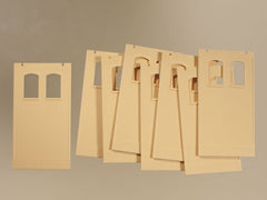 Auhagen, 80621, Wände 2410G gelb, Bausatz / H0 - BKS